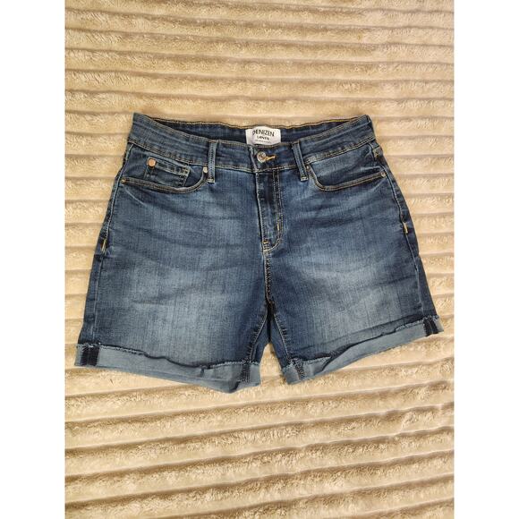 Denizen‎ from Levi's Mid-Rise Cuffed Denim Shorts – Size 4 - Picture 1 of 3